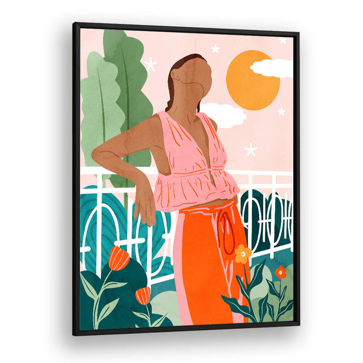 JUST ANOTHER WARM DAY , PORTRAITS & FIGURATIVE ILLUSTRATIONS