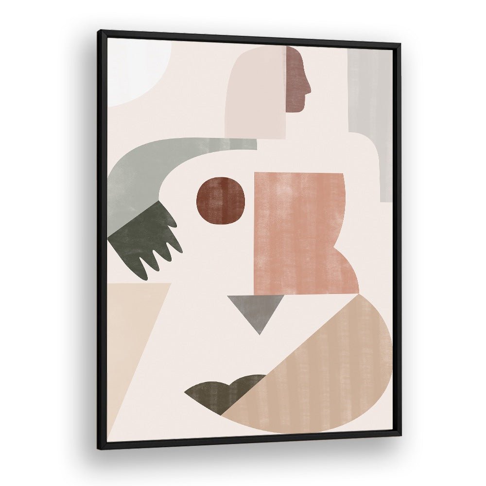 LADY GEOMETRY , BOHO ART PAINTINGS