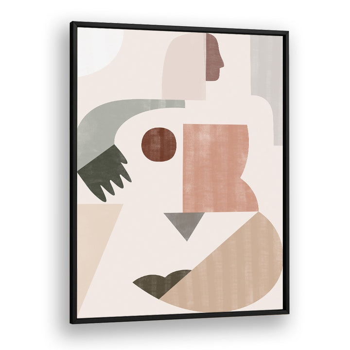 LADY GEOMETRY , BOHO ART PAINTINGS