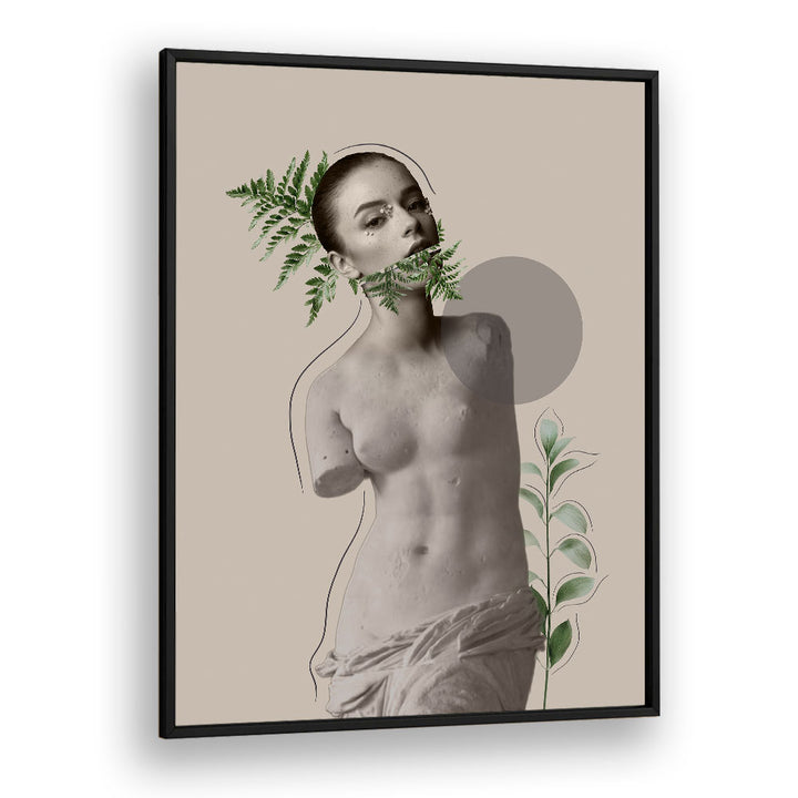 LILI II, PORTRAITS: Abstract human figure art featuring emotional expressions and nature elements. Perfect for modern decor.