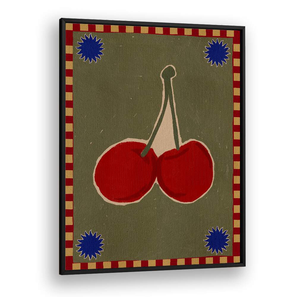 LUSH DUO, KITCHEN POSTERS featuring vibrant cherry artwork to enhance your kitchen's style and elegance.