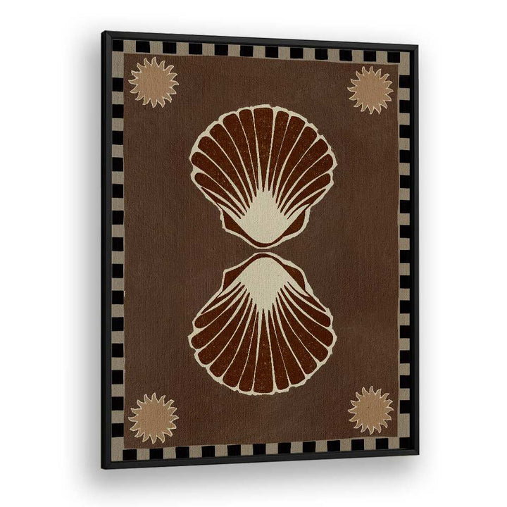 Stylish LUSH DUO I, BEACH PAINTINGS featuring shell designs, perfect for enhancing your decor and vibe.