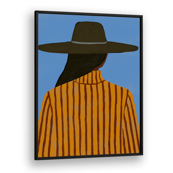 MODERN WOMAN WITH HAT , FASHION POSTERS