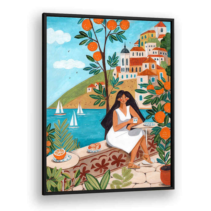 MEDITERRANEAN BLISS , PORTRAITS & FIGURATIVE ILLUSTRATIONS