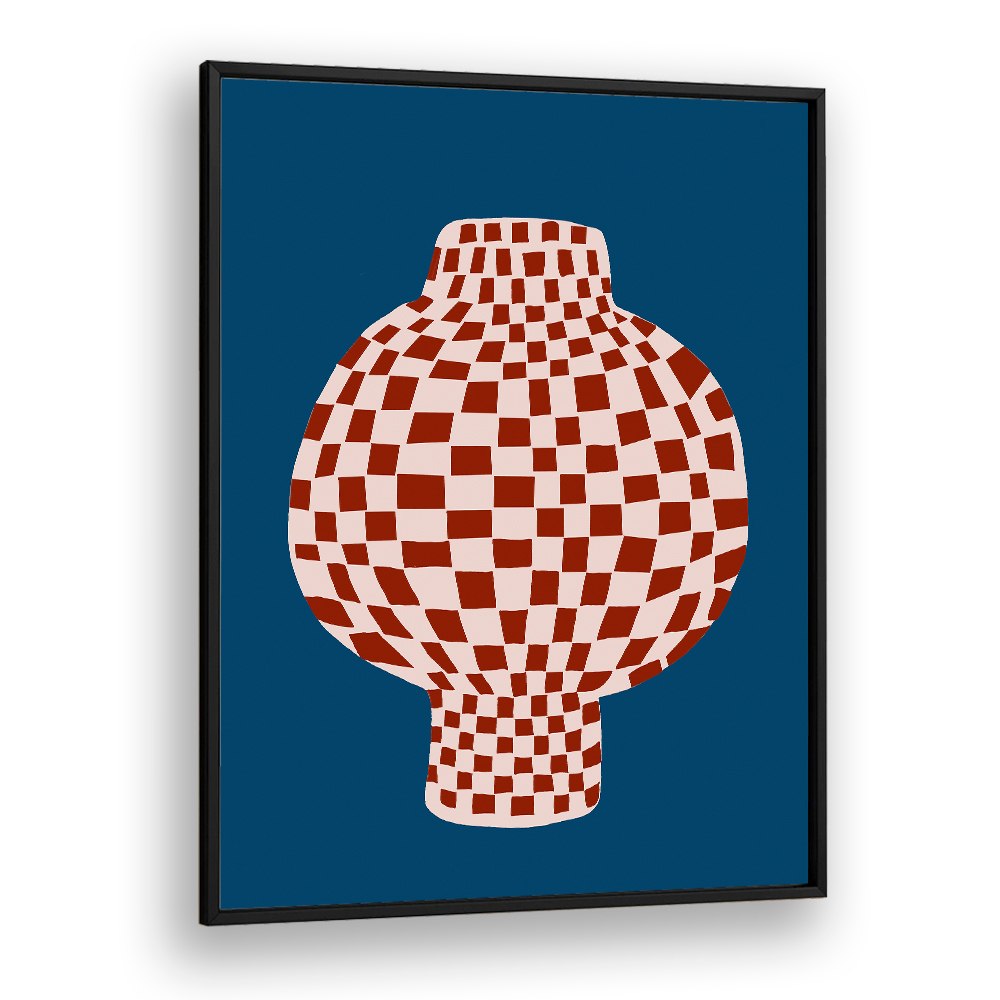 OPTICAL CHECKERED VASE