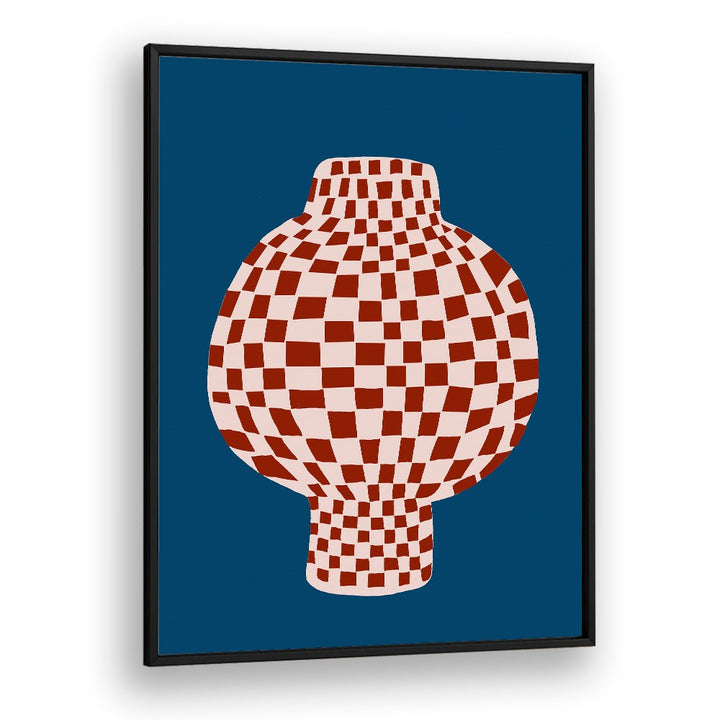 OPTICAL CHECKERED VASE