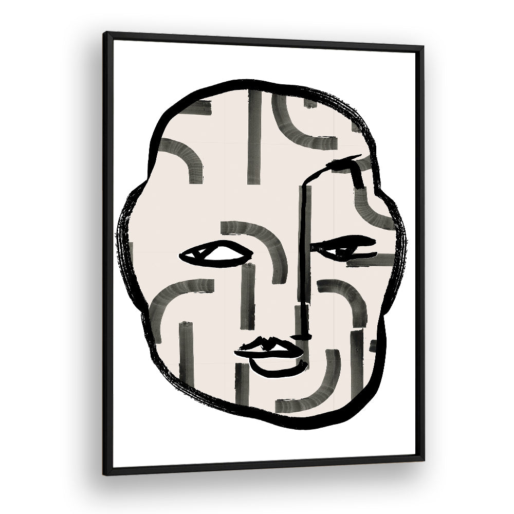 Stylish illustration featuring the PATTERN HEAD II, PORTRAITS design, perfect for creative projects and artists.