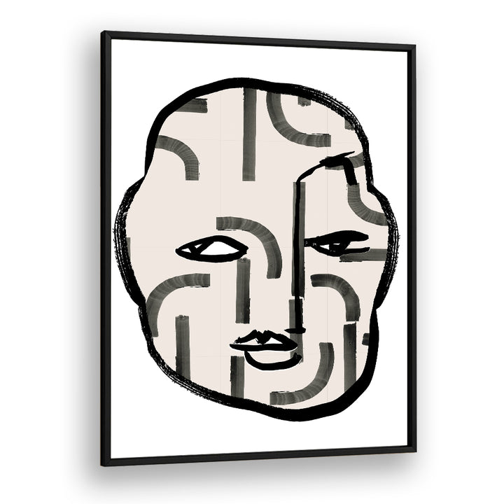 Stylish illustration featuring the PATTERN HEAD II, PORTRAITS design, perfect for creative projects and artists.