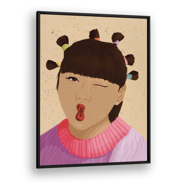 PLAYFUL WINKING PORTRAIT