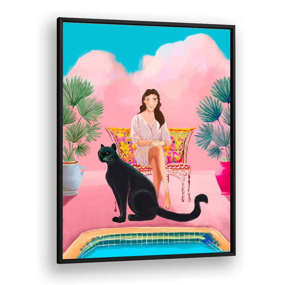 POOLSIDE BLISS , PORTRAITS & FIGURATIVE ILLUSTRATIONS