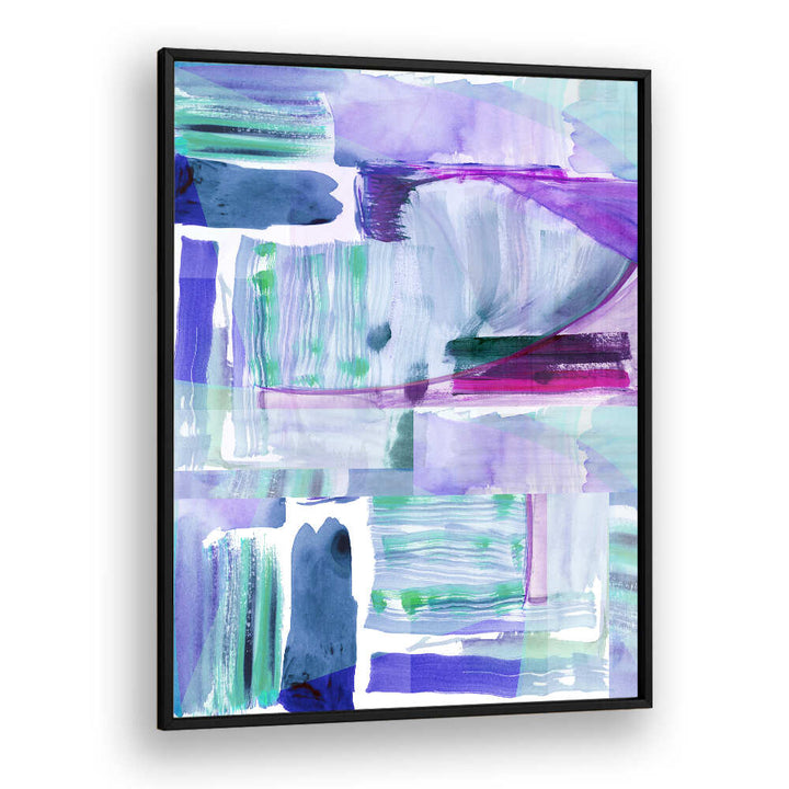 Vibrant PLUM PURPLE LILAC II, ABSTRACT PAINTINGS, blending rich plum and soft lilac for a stunning modern decor.