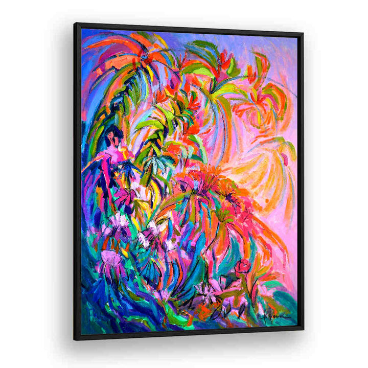 RADIANT FLORAL BALLET , ABSTRACT PAINTINGS