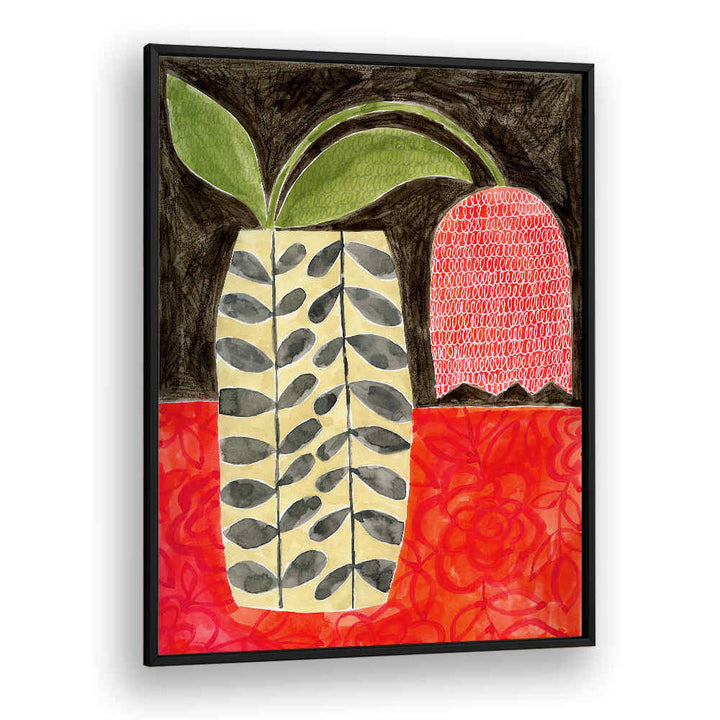 RED TULIP IN A MODERN VASE