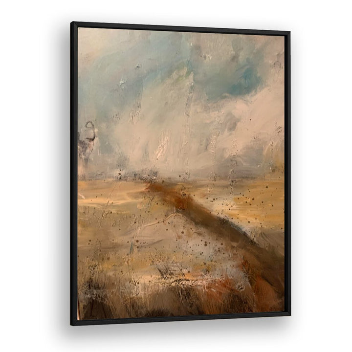 Exquisite ROAD, LANDSCAPE PAINTINGS showcasing a serene abstract landscape, perfect for transforming your space.