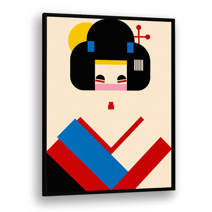 Stylish JAPANESE LADY II artwork, a standout in JAPANESE PAINTINGS, showcasing elegance and tradition.