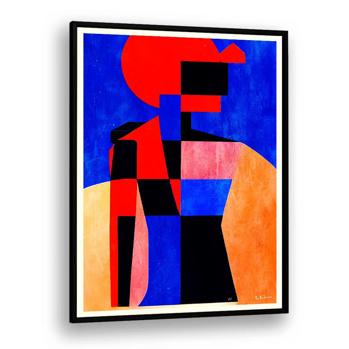 Vibrant abstract artwork from FIGURE XI, PORTRAITS, showcasing expressive human forms and colors. Perfect for art lovers.