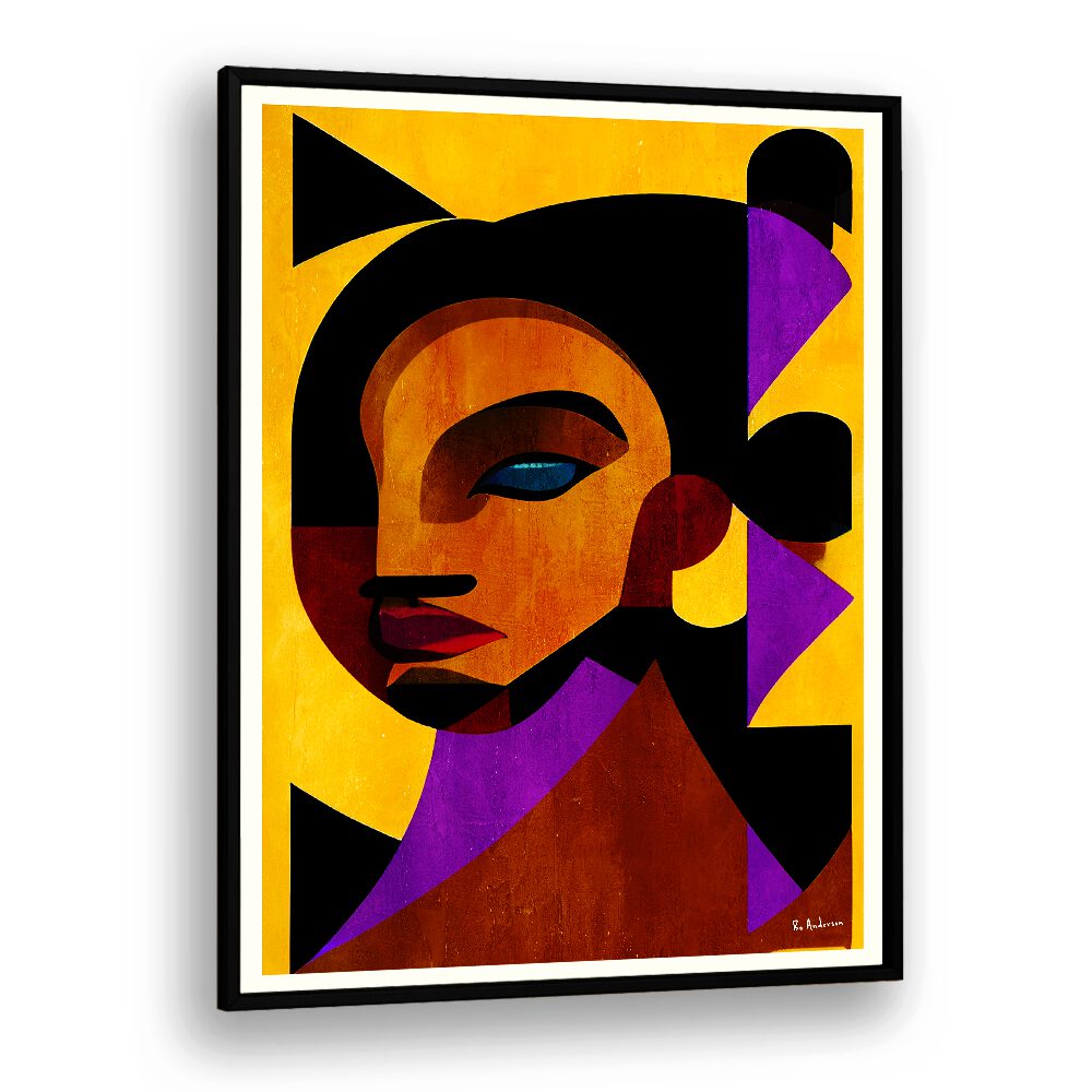 Vibrant portrait from THE GIRL FROM IPANEMA, PORTRAITS collection, showcasing figurative art's elegance and charm.