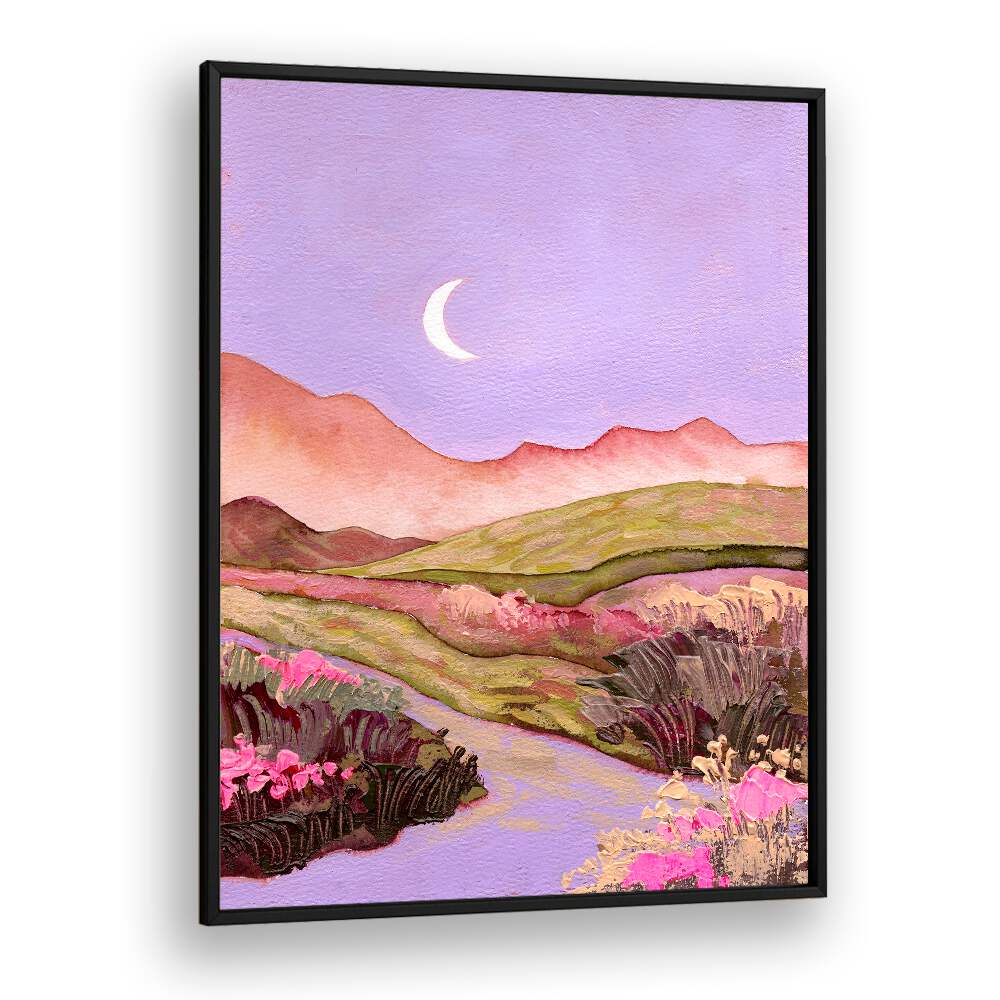 Enchanting LILAC SKY, LANDSCAPE PAINTINGS featuring serene landscapes and soothing lilac hues, perfect for home decor.