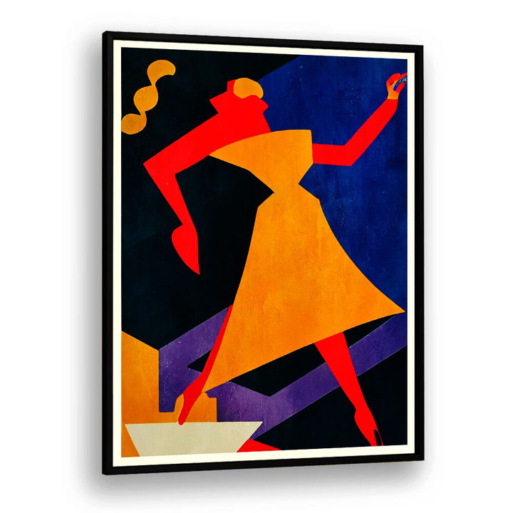 Vibrant illustration from the METROPOLIS, PORTRAITS collection, showcasing urban elegance and artistic flair.