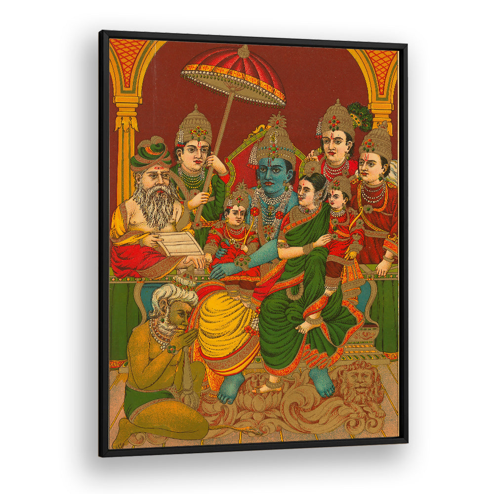 UTTARA RAMA CHARITRA , INDIAN ART PAINTINGS