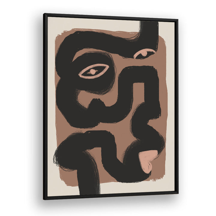 ABSTRACT BLACK PORTRAIT , ABSTRACT PAINTINGS