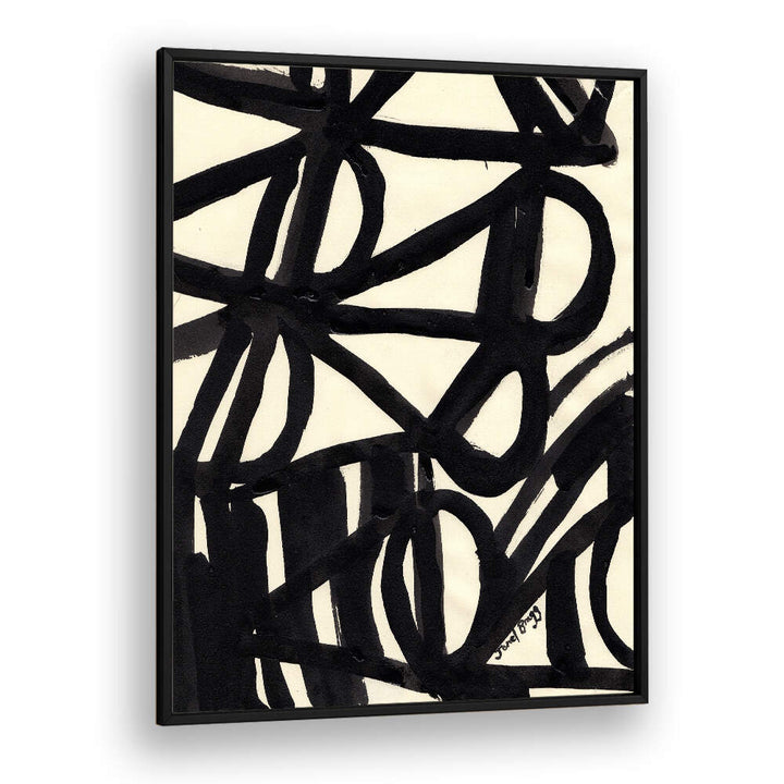 SHAPES AND LINES IN INK II ,ABSTRACT PAINTINGS