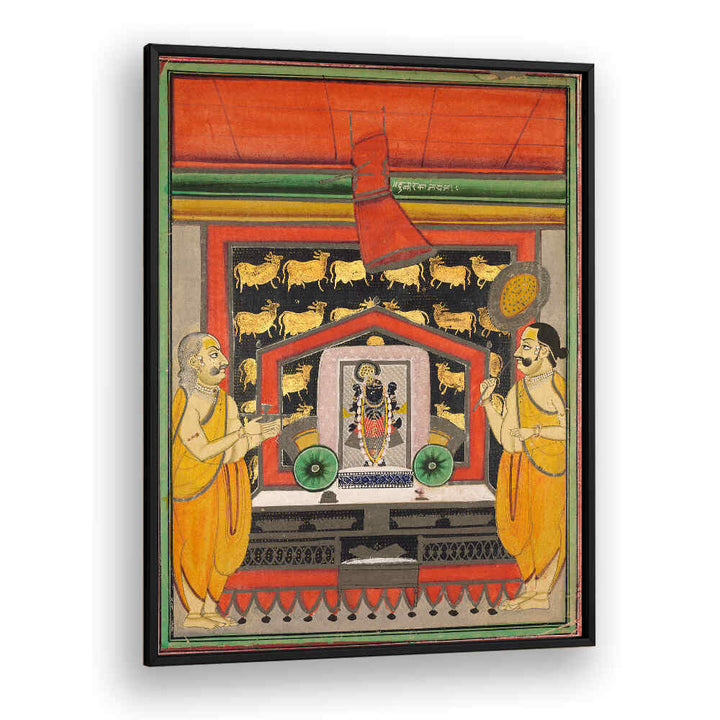 SANCTUM OF THE DARK LORD , INDIAN ART PAINTINGS