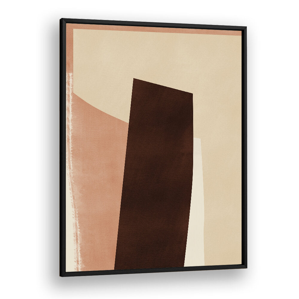 GEOMETRIC SHAPES IN EARTHY TONES , BOHO ART PAINTINGS