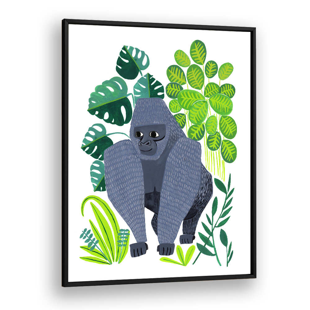Vibrant SILVERBACK GORILLA KIDS ROOM PAINTINGS, perfect for transforming your child's space into a whimsical wonderland.