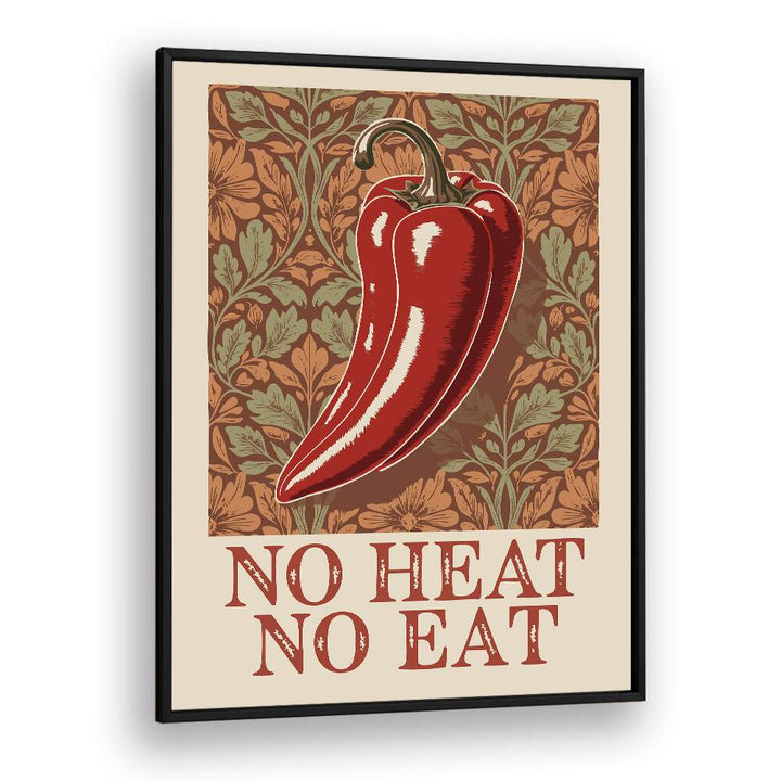 Stylish SPICY ELEGANCE, KITCHEN POSTERS featuring a bold chili design, perfect for any culinary space.