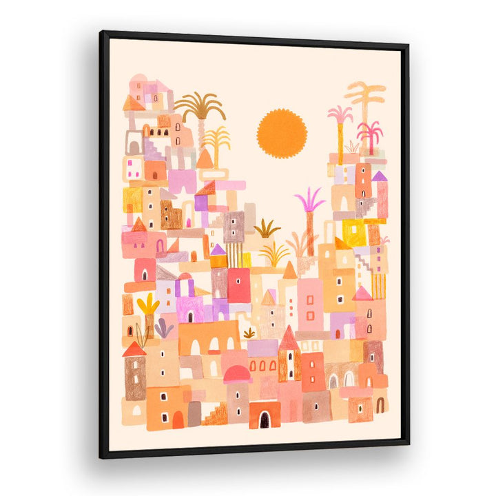 STACKED COLORFUL DESERT TOWN