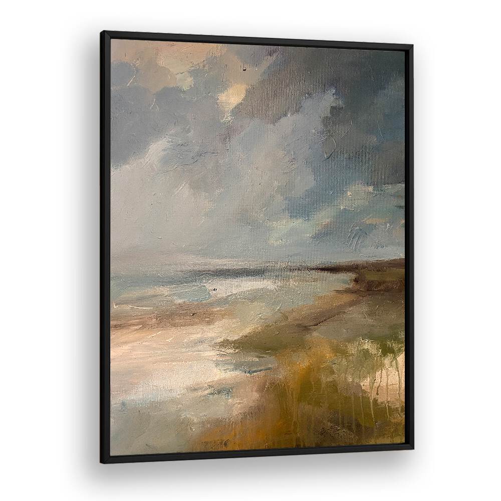 Captivating SERENE OCEAN DRAMATIC SKY landscape paintings enhance any space with stunning colors and textures.