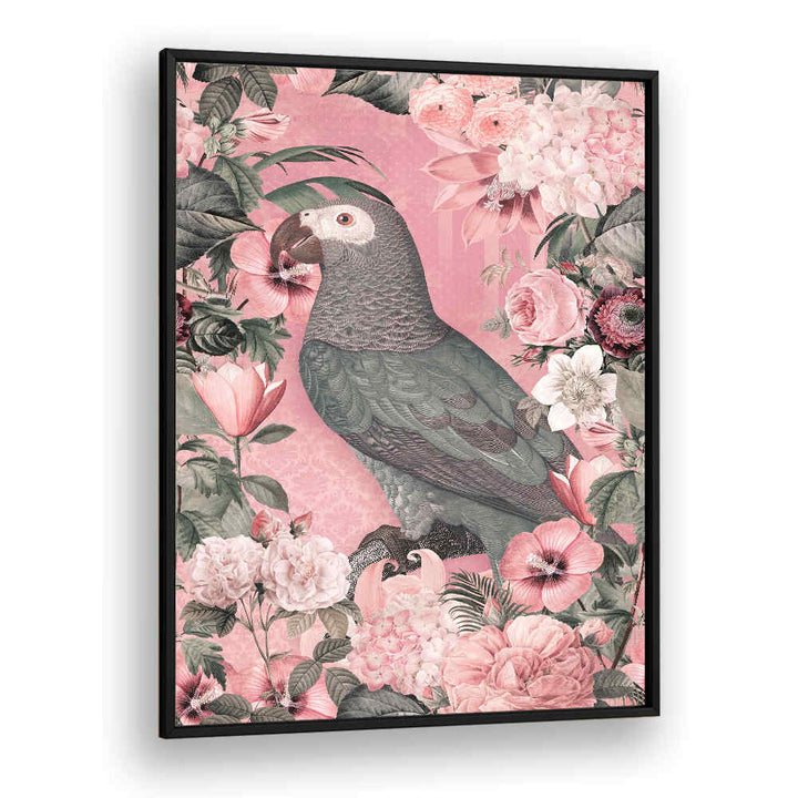 THE PARROTS PARADISE GARDEN I , ANIMAL PAINTINGS