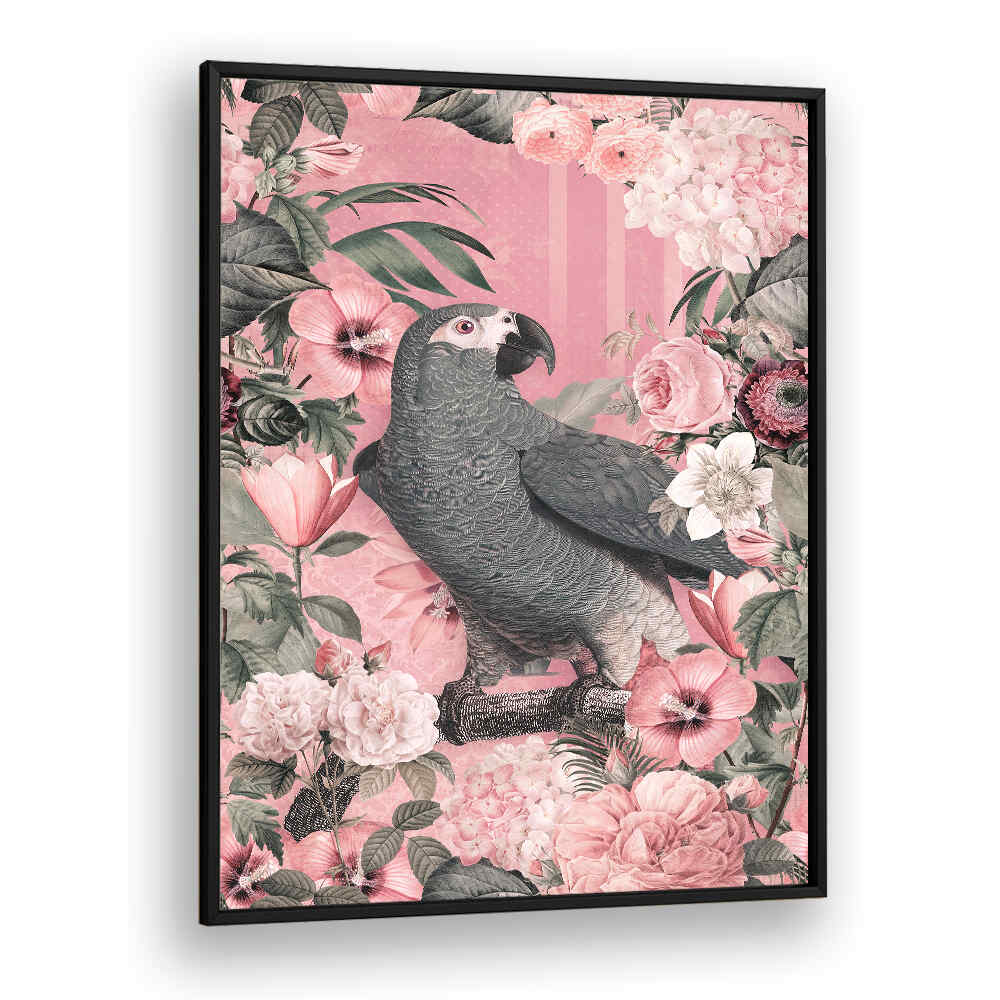 THE PARROTS PARADISE GARDEN II , ANIMAL PAINTINGS