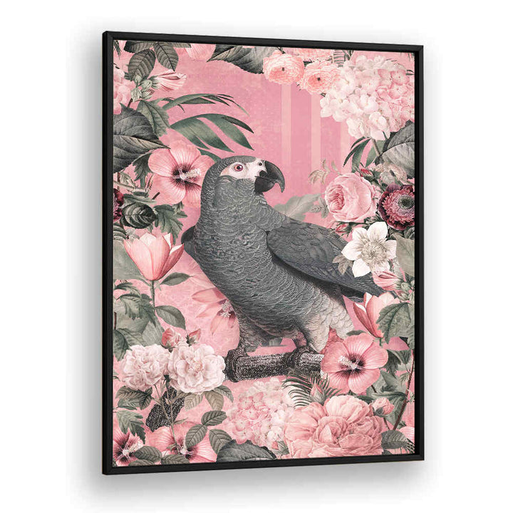 THE PARROTS PARADISE GARDEN II , ANIMAL PAINTINGS