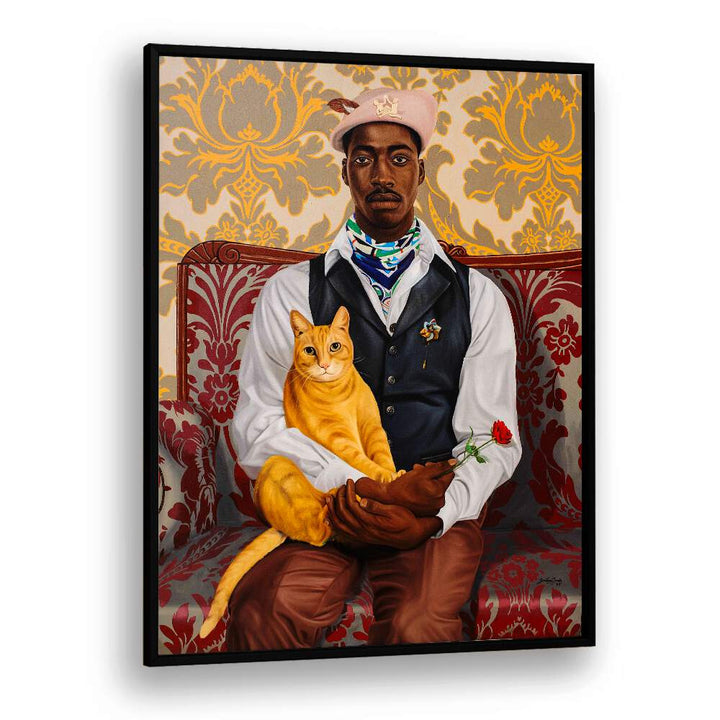 The Velvet Throne, African Art Paintings showcase vibrant culture and mastery, perfect for elevating your space.