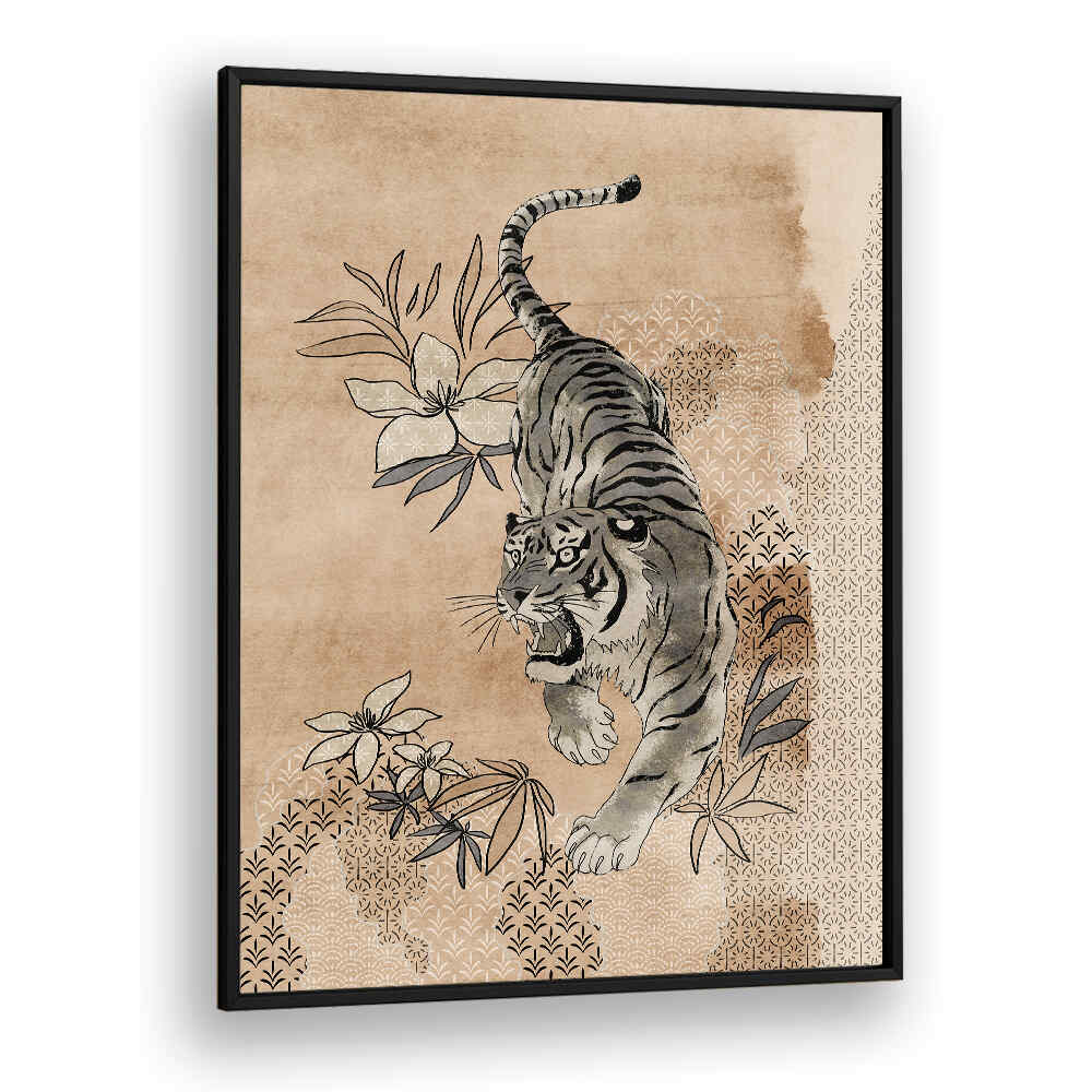 TIGER SPIRIT I , ANIMAL PAINTINGS