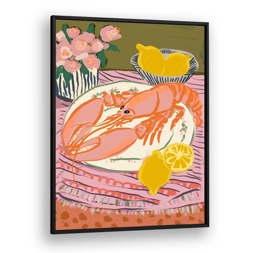 VIBRANT LOBSTER STILL LIFE