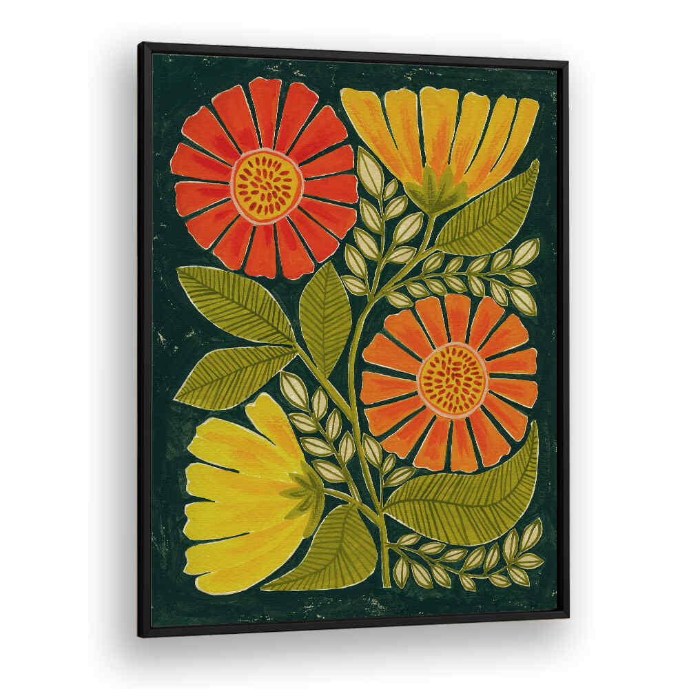 VIBRANT ORANGE AND YELLOW FLOWERS