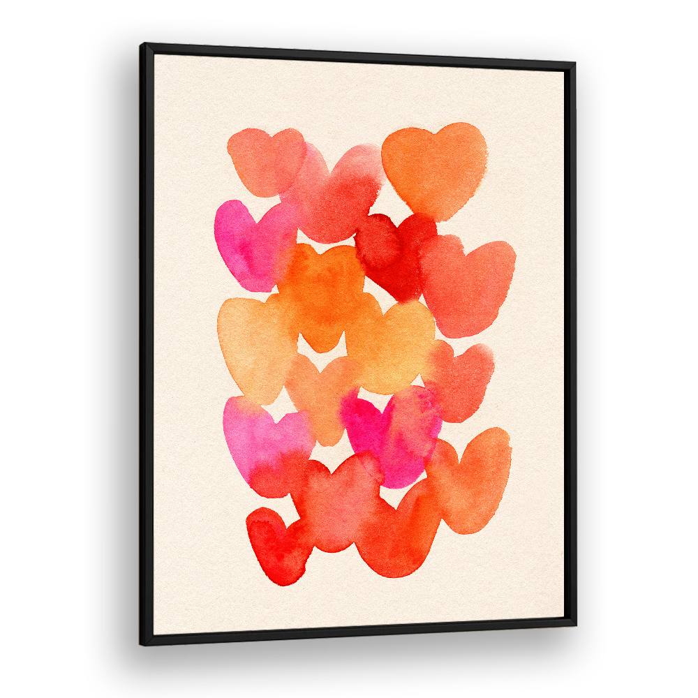 VIBRANT WATERCOLOR HEARTS