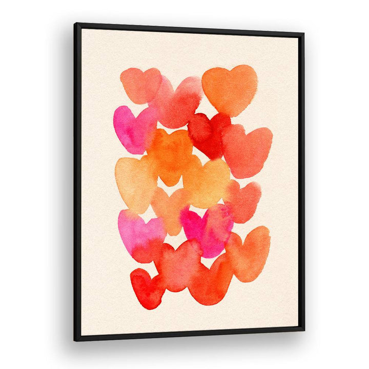 VIBRANT WATERCOLOR HEARTS