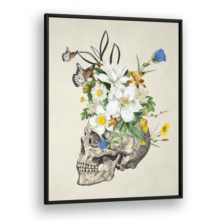 VINTAGE FLORAL SKULL