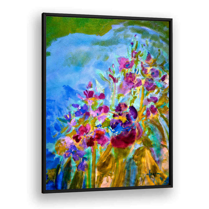 VIVID COLORS AND DELICATE PETALS III  , ABSTRACT PAINTINGS