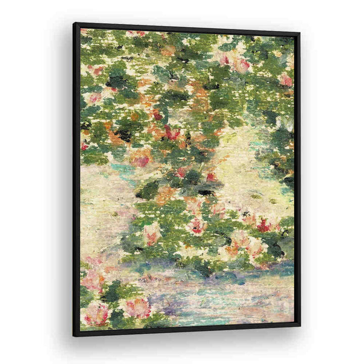 WATER LILIES , FLORAL FLOWER PAINTINGS