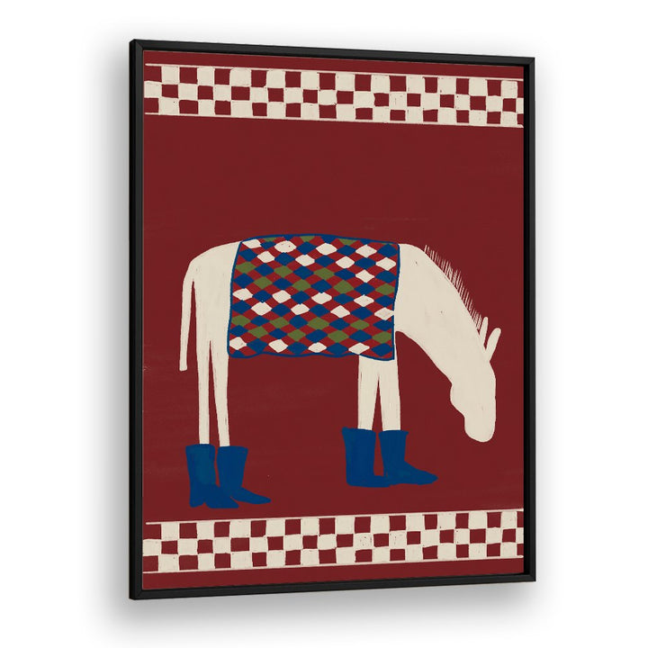 WHIMSICAL DONKEY IN BOOTS