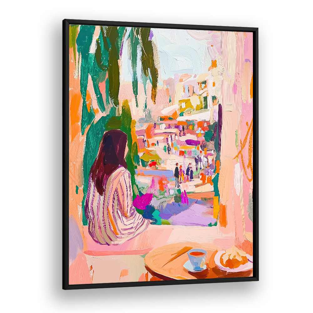 WOMAN'S SUMMER CITY VIEW