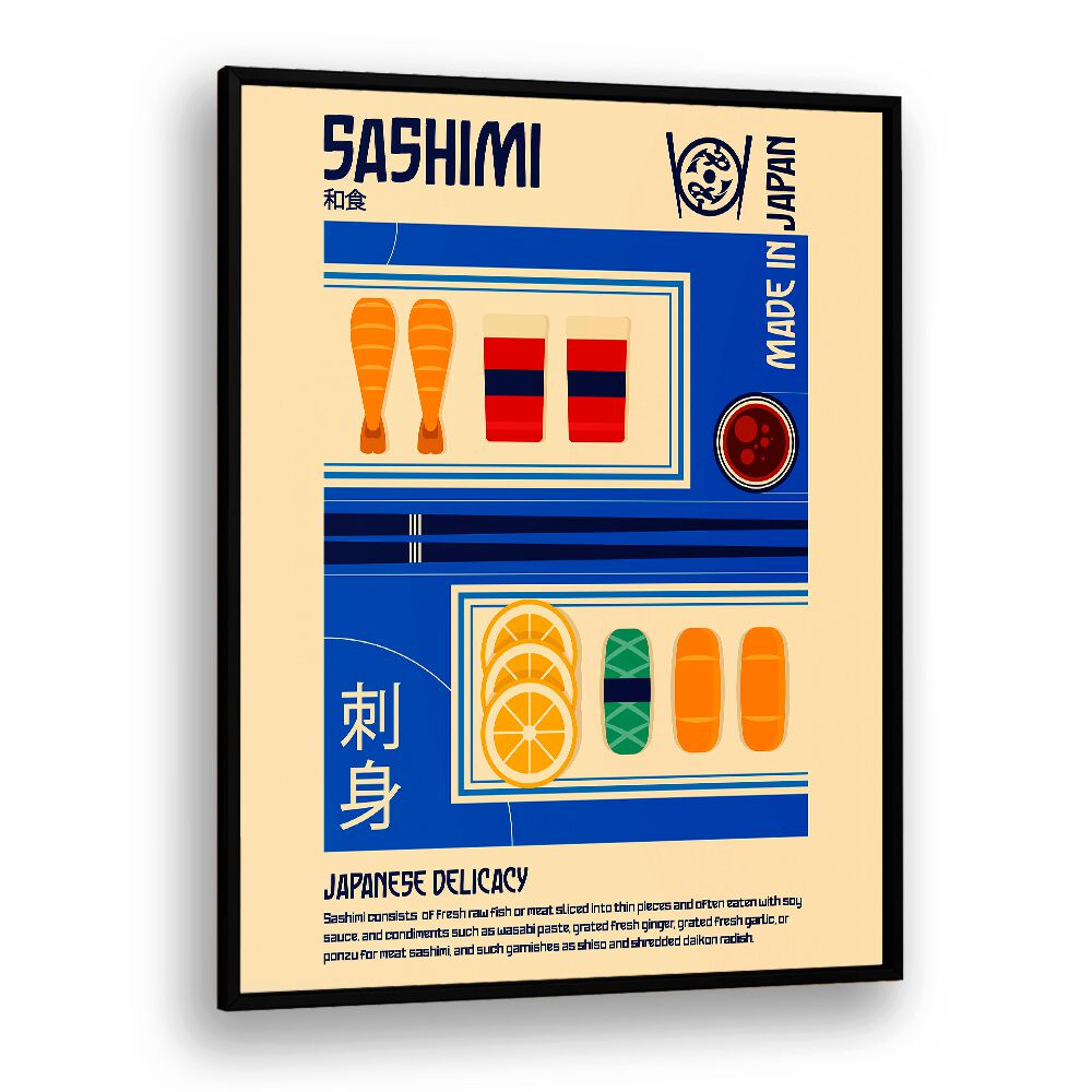 SASHMI, BAR & CAFE ART showcasing vibrant sushi designs, perfect for enhancing your bar or cafe ambiance.