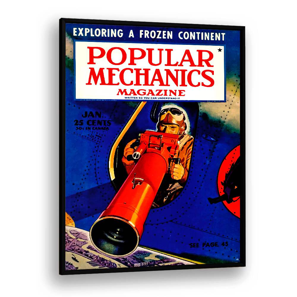 Explore the classic POPULAR MECHANICS, VINTAGE TRAVEL POSTERS showcasing unique retro designs and bold imagery.