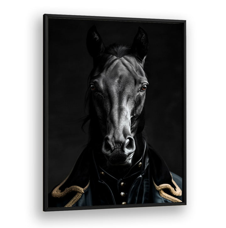 WILD SUITS - BLACK HORSE , ANIMAL PAINTINGS