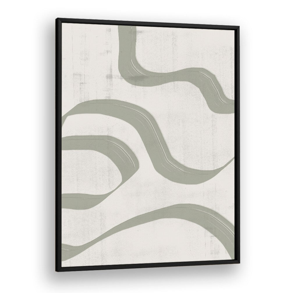 GREEN WAVES NO.2 , ABSTRACT PAINTINGS